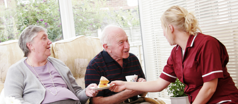 Cuidador idosos para apoio pessoal, supervisão, companhia e tarefas domésticas